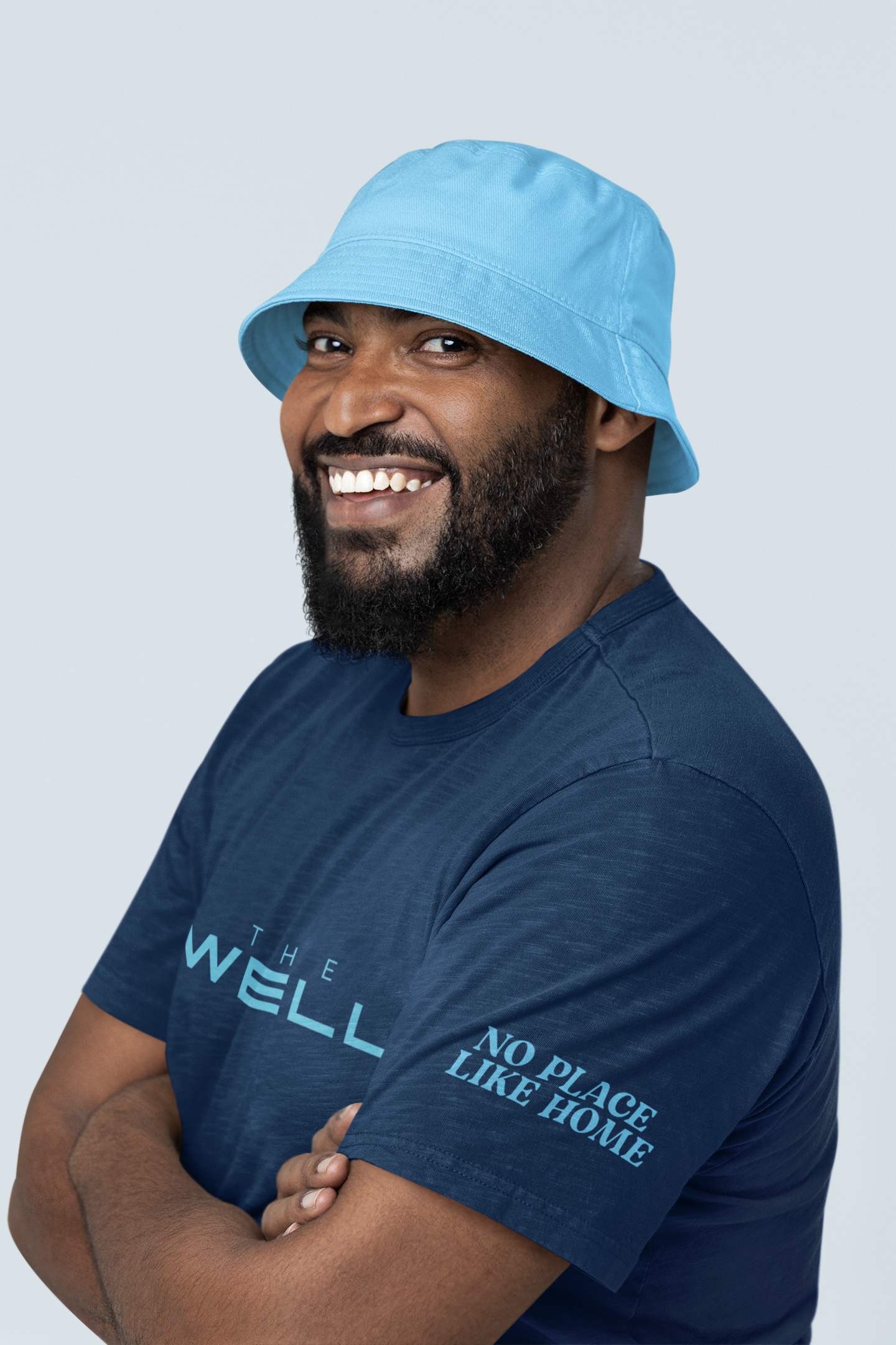 The Well T Shirt Light Blue Print